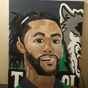Derrick Rose Acrylic paintings I made.